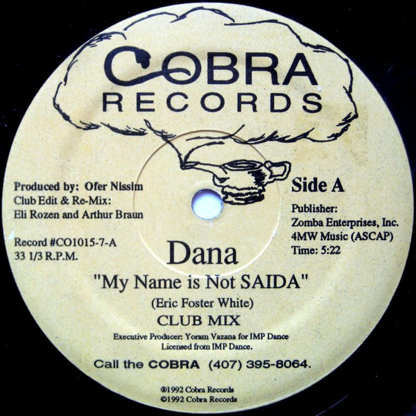 My Name Is Not Saida