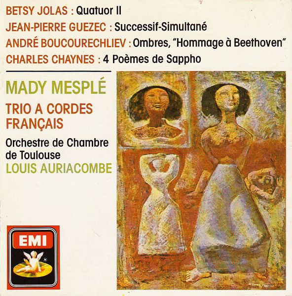 Quatuor II · Successif-Simultané · Ombres, "Hommage À Beethoven" · 4 Poèmes De Sappho