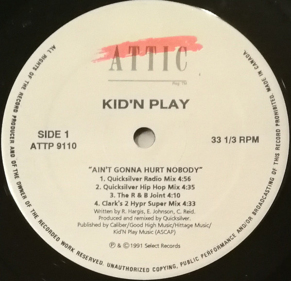 Ain't Gonna Hurt Nobody / Kiss You Back