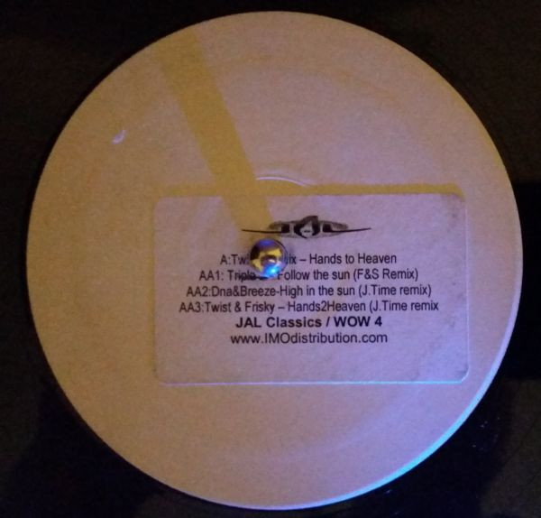 Hands To Heaven / Follow The Sun (F&S Remx) / High In The Sun (J.Time Remix) / Give It To Me (J.Time Remix)
