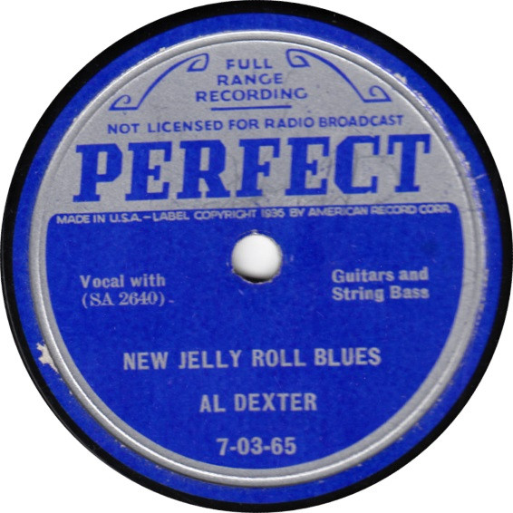 New Jelly Roll Blues / Honky Tonk Blues