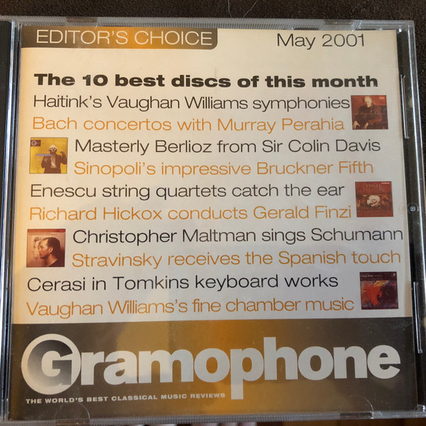 Gramophone Editor's Choice - May 2001