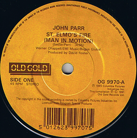 St. Elmo's Fire (Man In Motion) / Night Games