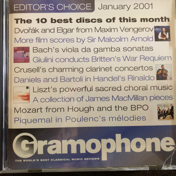 Gramophone Editor's Choice - January 2001
