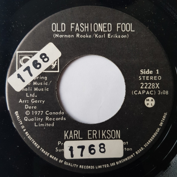 Old Fashioned Fool