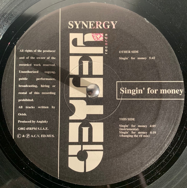 Singin' For Money