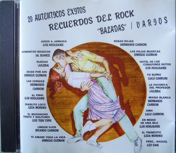 20 Autenticos Exitos, Recuerdos Del Rock "Baladas"