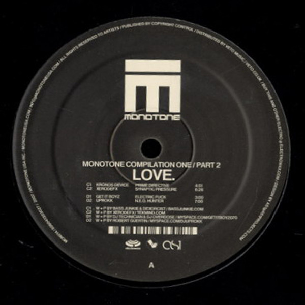Monotone Compilation One / Part 2 / Love.