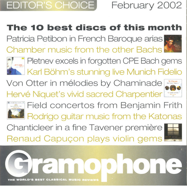Gramophone Editor's Choice - February 2002