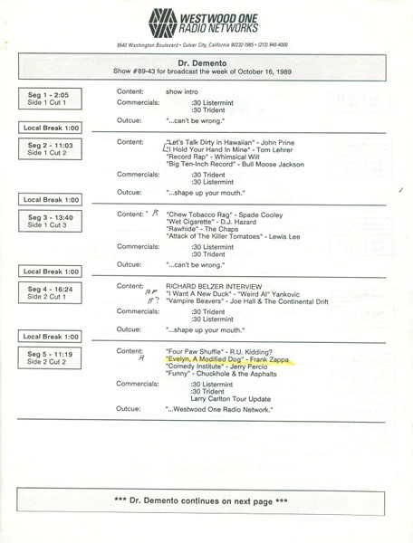 Week Of October 16, 1989