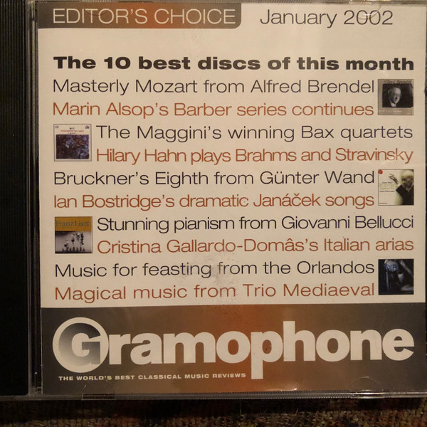 Gramophone Editor's Choice - January 2002