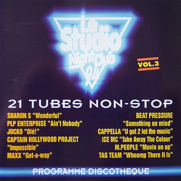 21 Tubes Programme Discotheque Non-Stop - Le Studio Night Club 94 Vol.3