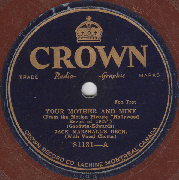 Your Mother And Mine / You're All The World To Me
