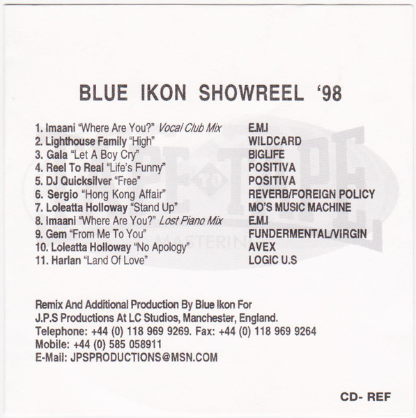 Blue Ikon Showreel '98