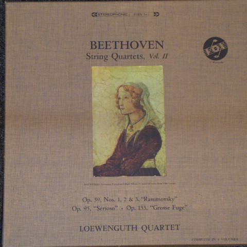 Beethoven String Quartets, Vol. II