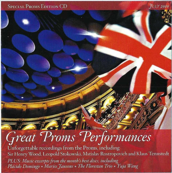 Great Proms Performances - Gramophone July 2010