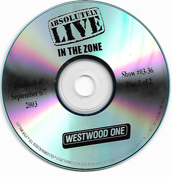 Absolutely Live In The Zone