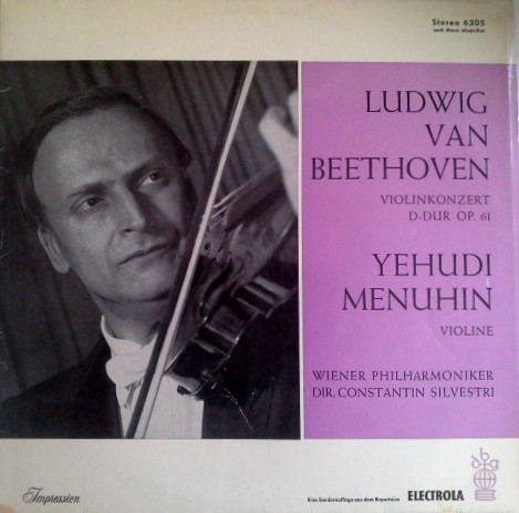 Konzert Für Violine Und Orchester D-Dur Op. 61