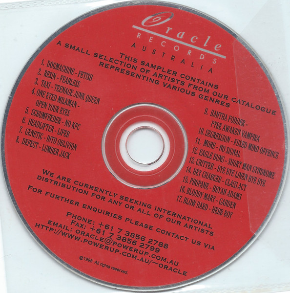 Oracle Records Australia Sampler