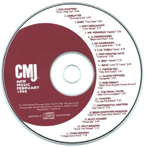 CMJ New Music Monthly Volume 30 February 1996