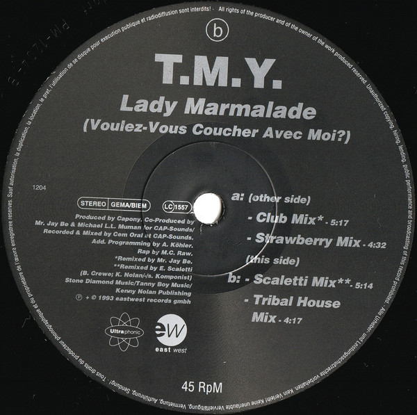 Lady Marmalade (Voulez-Vous Coucher Avec Moi?)
