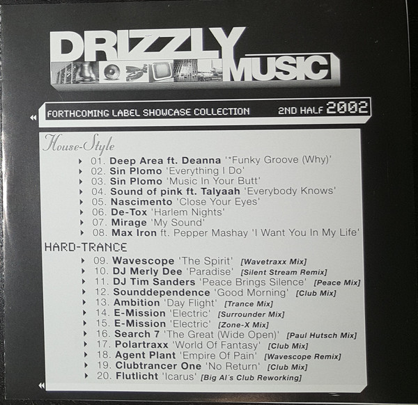 Forthcoming Label Showcase Collection 2nd Half 2002