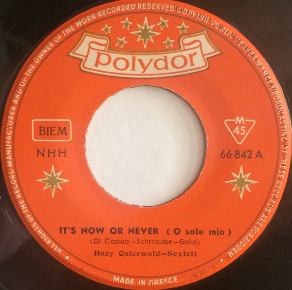 It's Now Or Never / My Yiddishe Momme