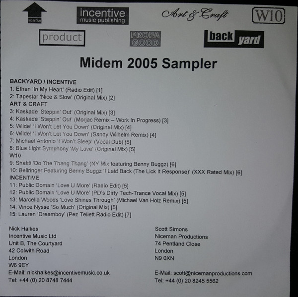 Midem 2005 Sampler