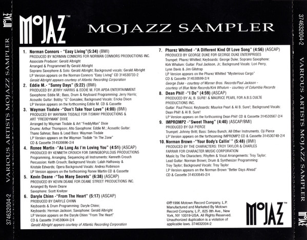 MoJazz Sampler