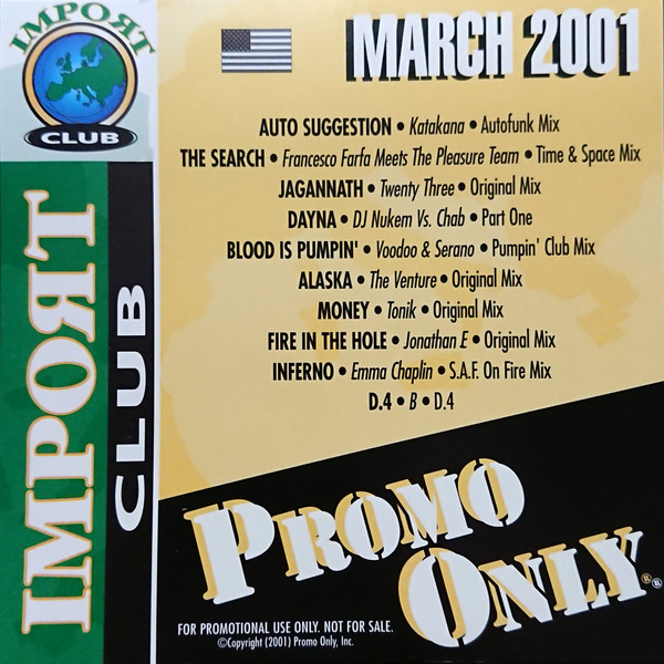 Promo Only Import Club: March 2001