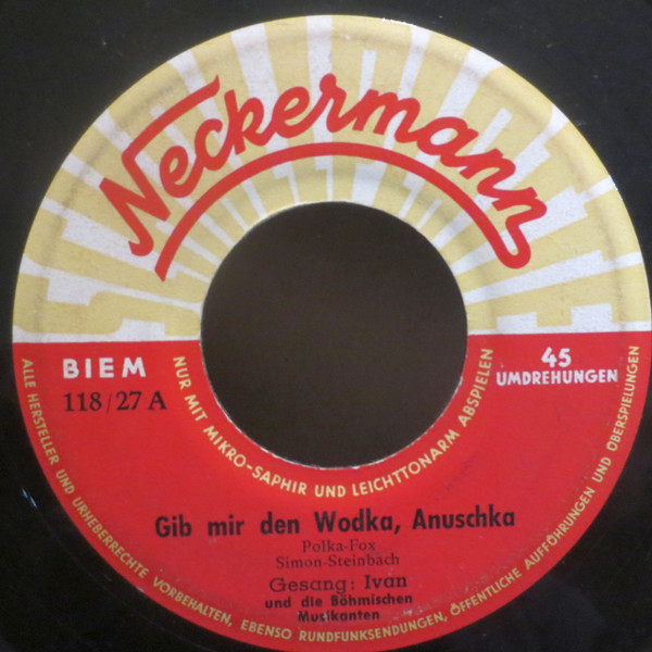 Gib Mir Den Wodka, Anuschka / Rosalinde