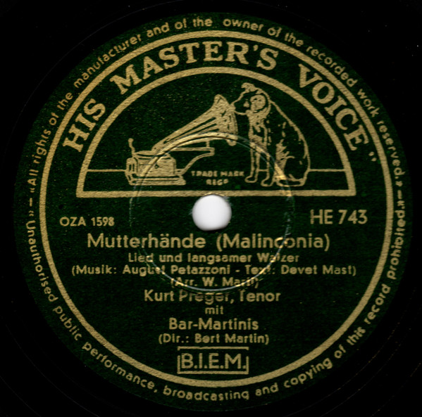 Mutterhände / So Will Ich Träumen