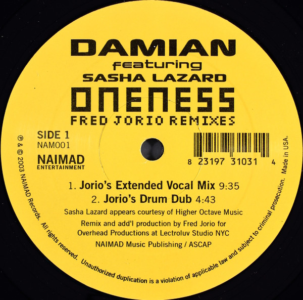 Oneness (Fred Jorio Remixes)
