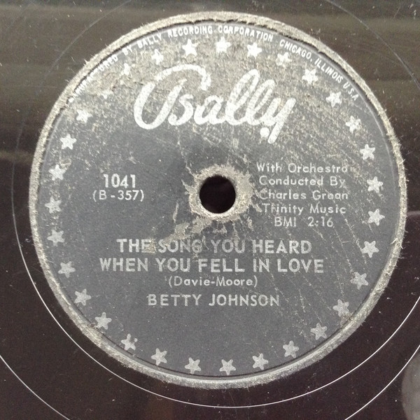 The Song You Heard When You Fell In Love / I'm Beginning To Wonder