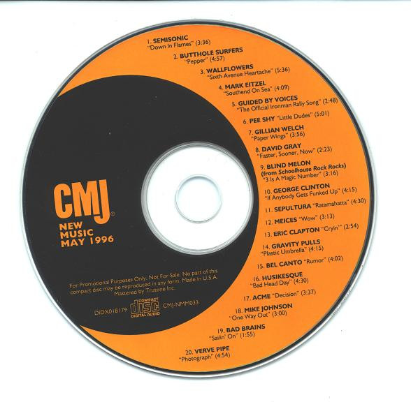 CMJ New Music Monthly Volume 33 May 1996