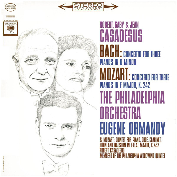 Concert For Three Pianos In D Minor / Concert For Three Pianos In K Major, K.242. & Quintet For Piano, Oboe, Clarinet, Horn And Bassoon, K.452