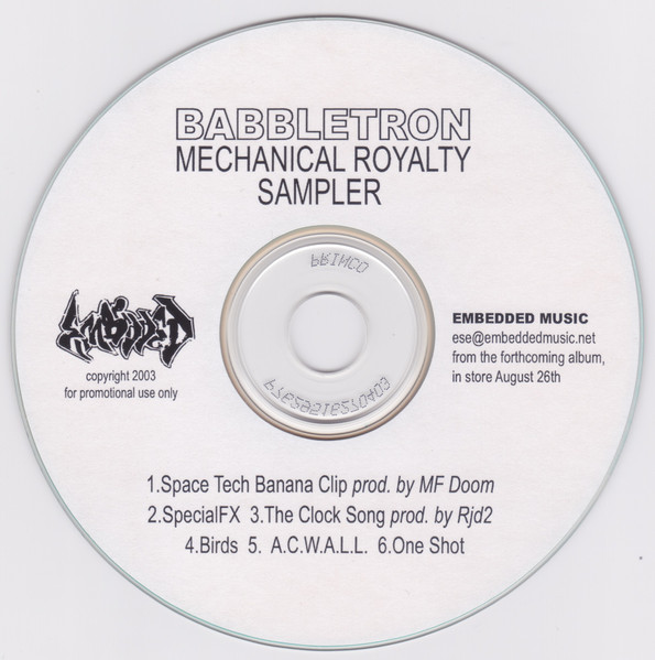 Mechanical Royalty Sampler