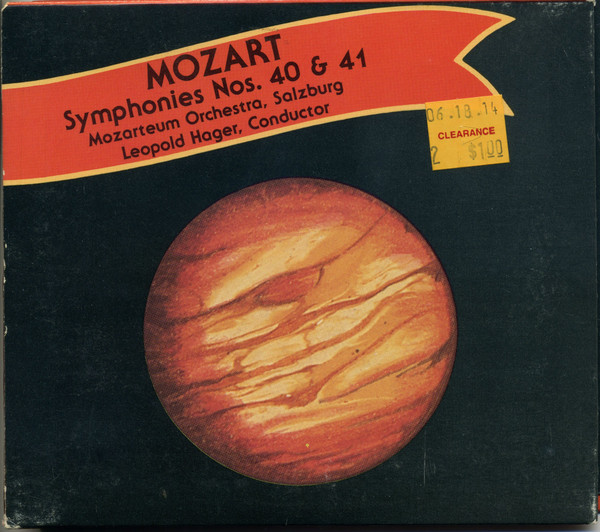 Symphony No.40 In G Minor / Symphony No.41 In C Major ('Jupiter')