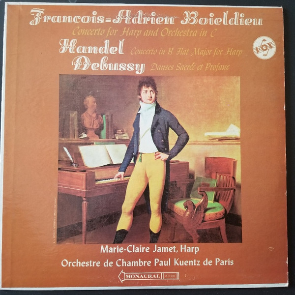 Concerto For Harp And Orchestra In C / Concerto In B Flat Major For Harp / Danses Sacrée Et Profane