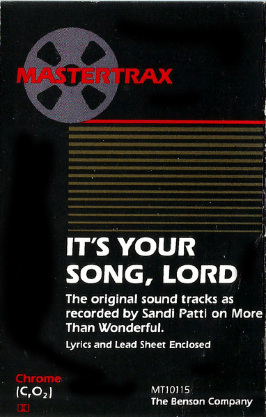 It's Your Song, Lord