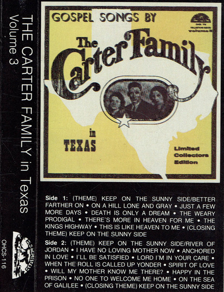 Gospel Songs By The Carter Family In Texas / Volume 3