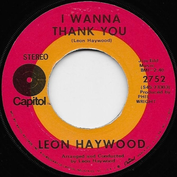 I Wanna Thank You