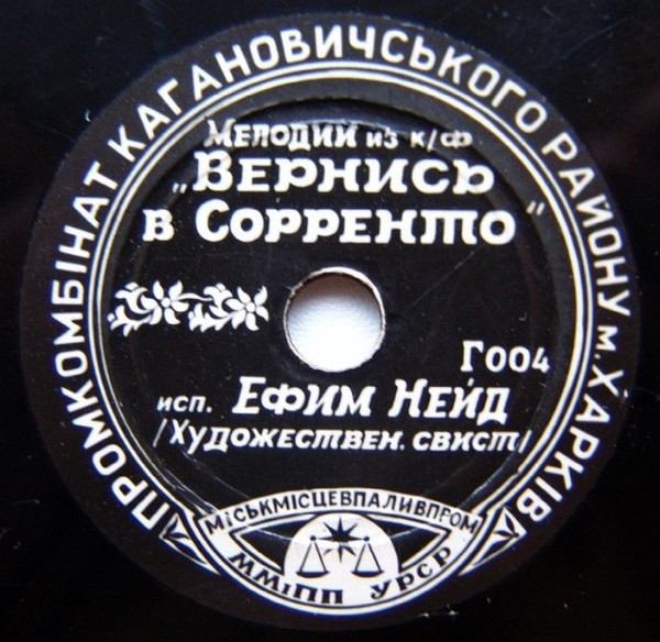 Мелодии Из к/ф "Вернись В Сорренто"