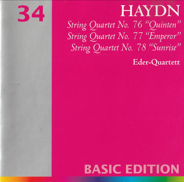 String Quartet No. 76 "Quinten" - String Quartet No. 78 "Emperor" - String Quartet No. 78 "Sunrise"