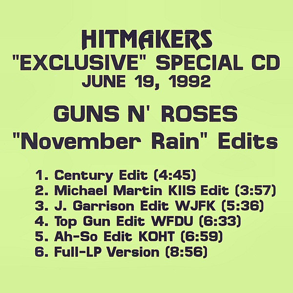 November Rain (Edits)