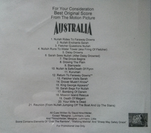 Australia (Original Score)