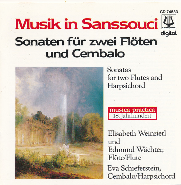 Musik In Sanssouci - Sonaten Für Zwei Flöten Und Cembalo