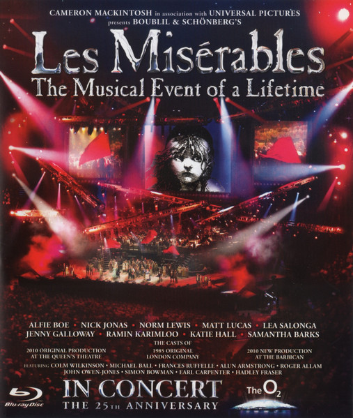 Les Misérables In Concert The 25th Anniversary At The O2
