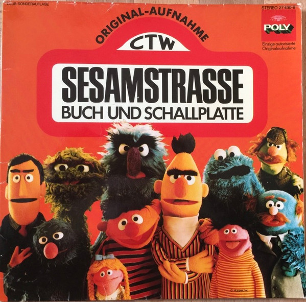 Sesamstrasse Buch Und Schallplatte