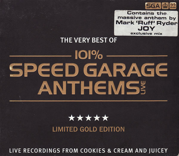 101% Speed Garage Anthems Live (Limited Gold Edition)